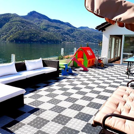 Hotel Garni Battello Мелиде Екстериор снимка